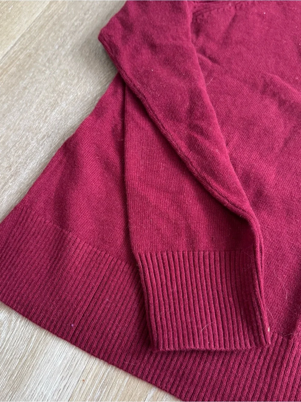 J. Crew Women’s Deep Red Crewneck Sweater